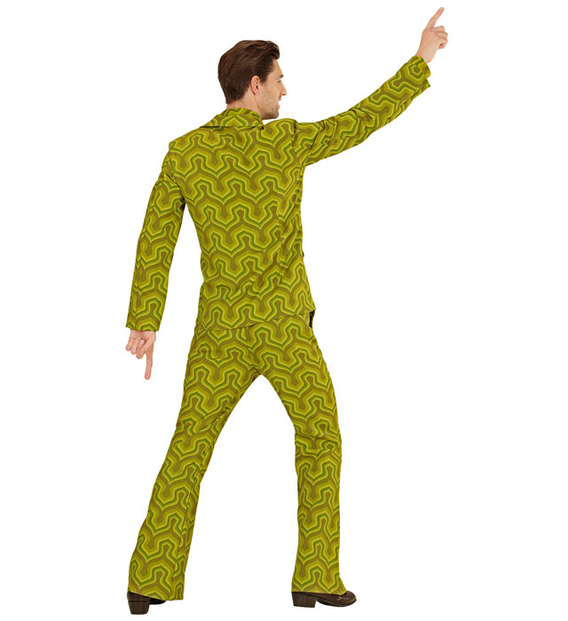 THE 70s GROOVY STYLE Kostüm mit Jackett und Hose im Retro-Design