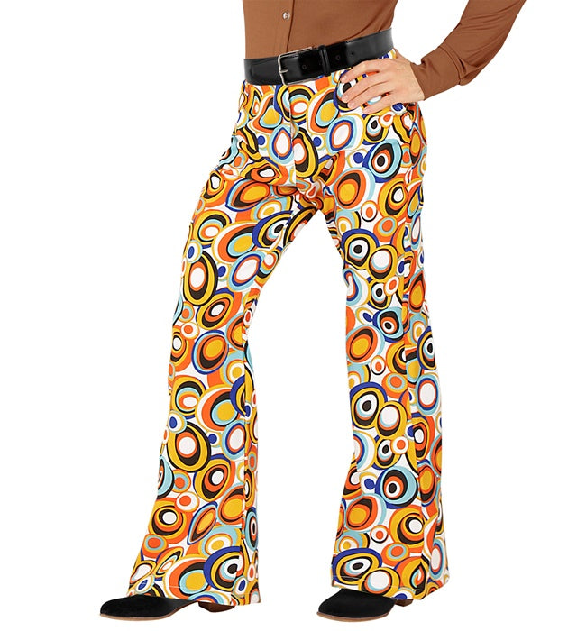 THE 70s GROOVY STYLE Bubble-Hose in Retro-Design für Fasnacht und Karneval