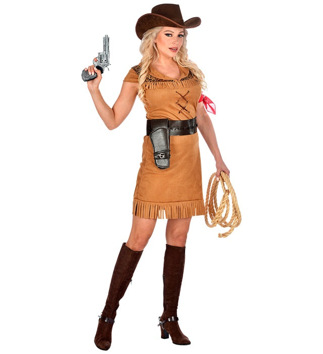 Cowgirl-Kleid in Western-Stil für Fasnacht und Karneval