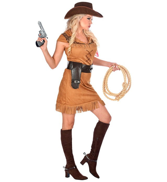 Cowgirl-Kleid in Western-Stil für Fasnacht und Karneval