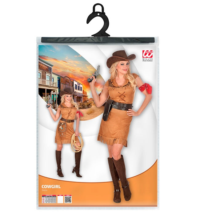 Cowgirl-Kleid in Western-Stil für Fasnacht und Karneval