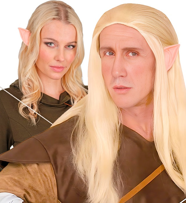 Spitze Latex-Ohren für Elfe und Hexe aus weichem Material