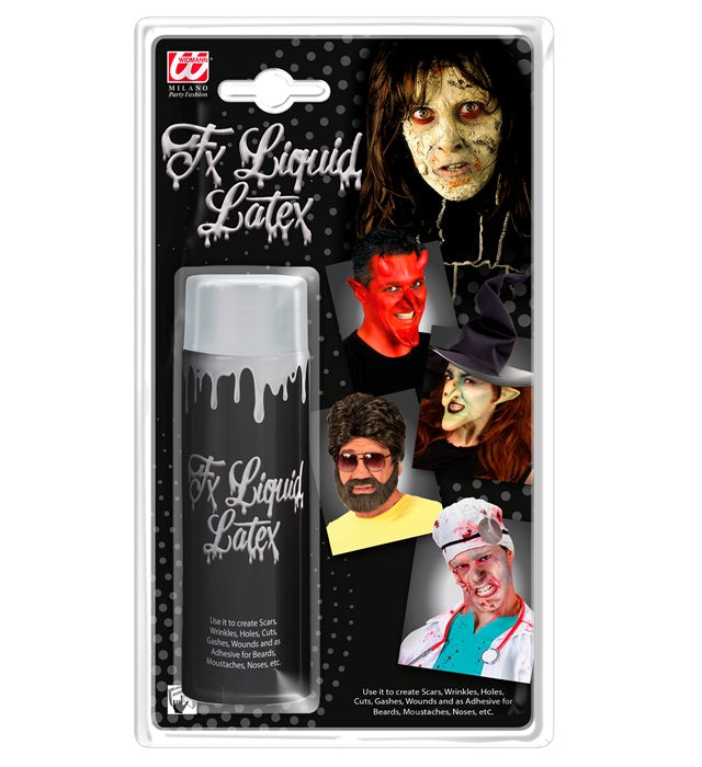 Flüssiges Latex FX 100 ml Flasche für Spezialeffekte bei Fasnacht und Halloween