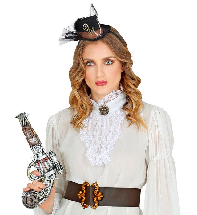Steampunk Minizylinder in Vintage-Optik als Fasnacht Accessoire