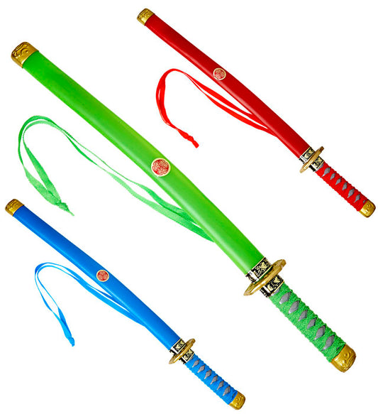 Japanisches Katana Ninjaschwert mit Scheide in drei Farben, 60 cm lang
