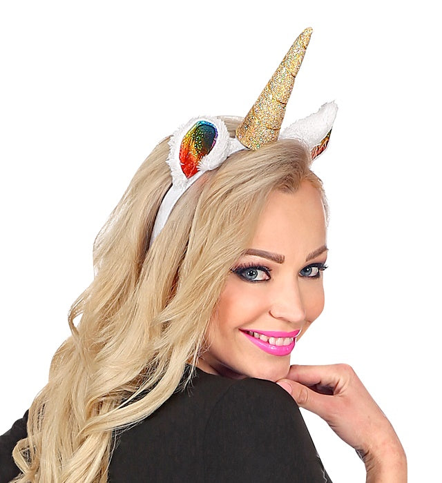 Einhorn Haarreif und Schwanz für Kinderkostüm Fasnacht Karneval