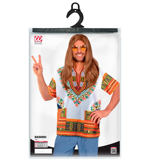 Buntes Dashiki Hemd mit traditionellem afrikanischem Muster