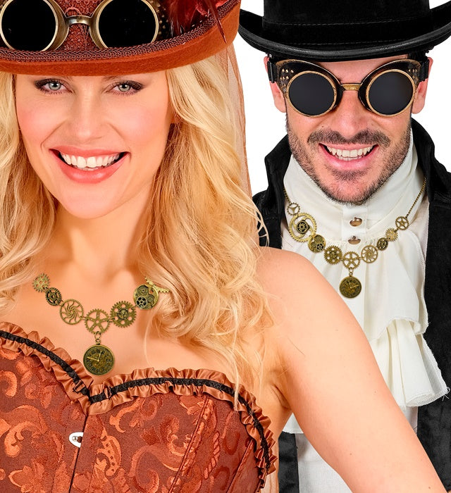 STEAMPUNK KETTE Bronze / Kupfer