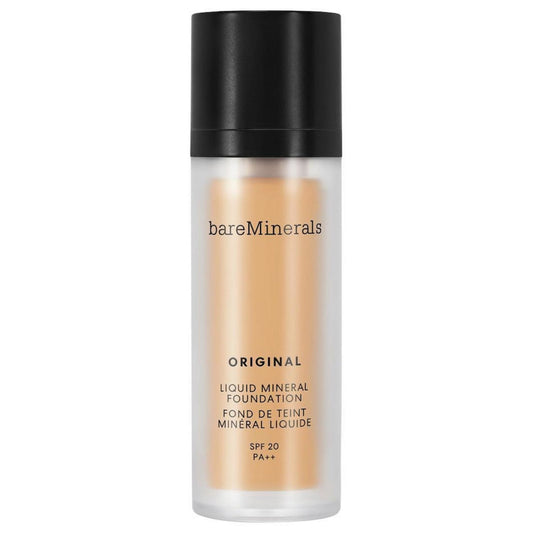 BareMinerals BareMinerals, Original Liquid Mineral, Leuchtend, Flüssige Grundierung, 18, Mittlere Bräune, SPF 20, 30 ml Regul