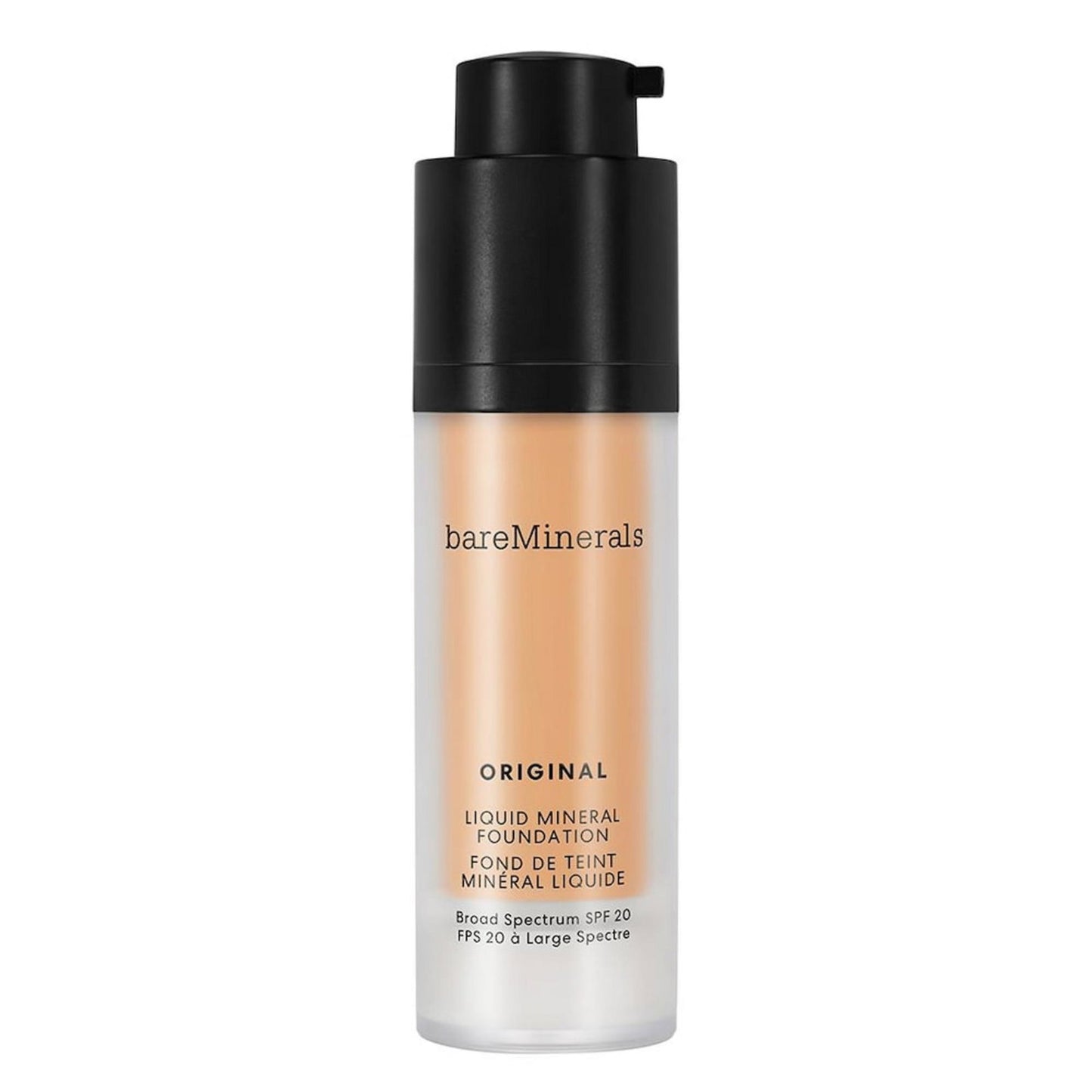 BareMinerals, Original Liquid Mineral, Leuchtend, Flüssige Grundierung, 20, Goldene Bräune, SPF 20, 30 ml