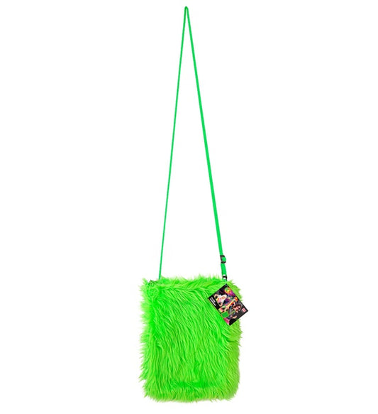 NEON GRÜNE PLÜSCH HANDTASCHE Neon - Grün