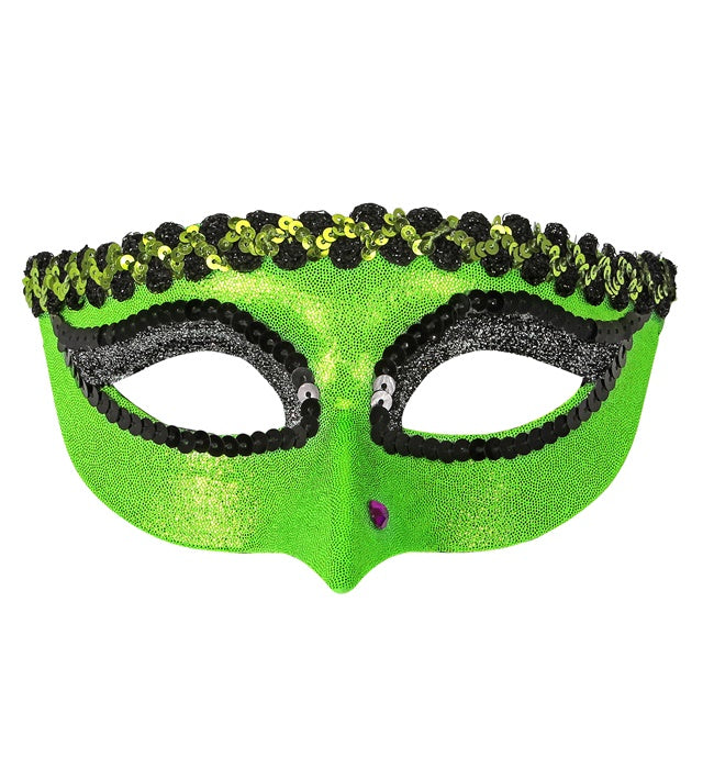 Hexen Augenmaske in schwarzer Farbe mit mystischem Design