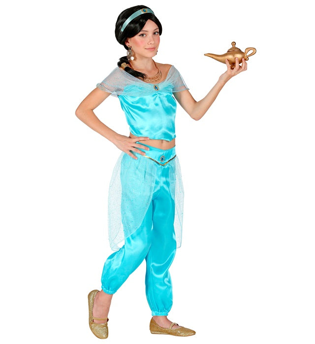 Arabische Prinzessin Kostüm bestehend aus Top, Hose und Kopfband