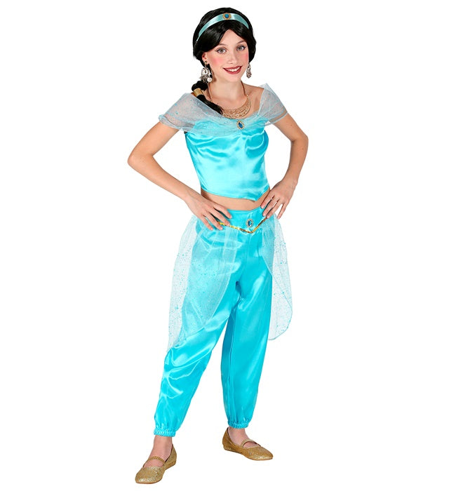 Arabische Prinzessin Kostüm bestehend aus Top, Hose und Kopfband