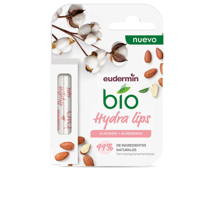 Eudermin Bio Lippenpflegestift mit Baumwolle und Mandeln 4,8 g