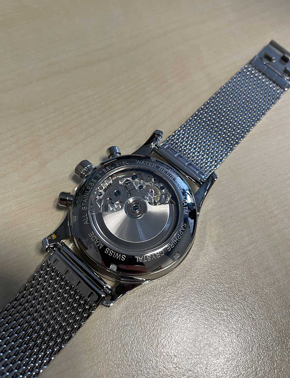 Jacques Lemans Mod. 1-1935E Uhr – Seitenansicht