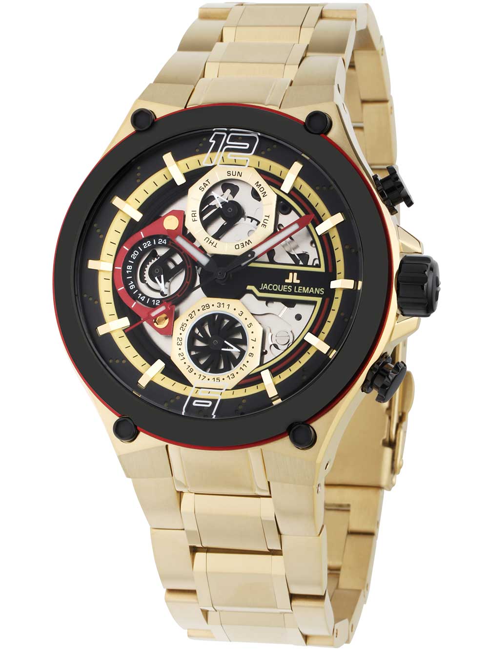 JACQUES LEMANS Uhr Modell 1-2150H – Detailansicht