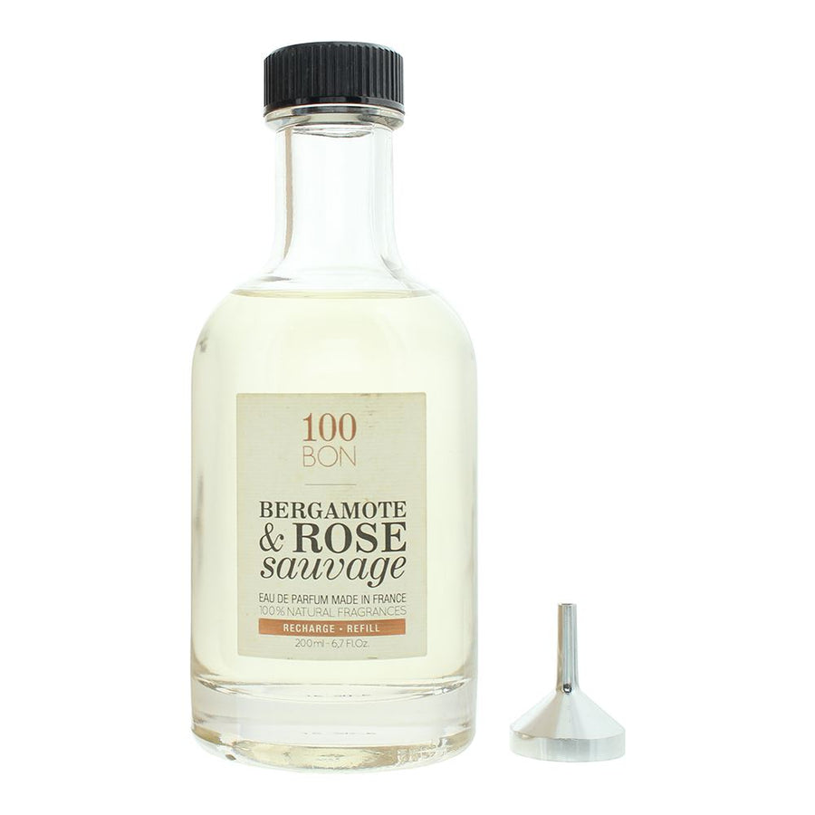 100 Bon 100 Bon, Bergamote & Rose Sauvage, Eau de Parfum, Unisex, Nachfüllen, 200 ml *Tester