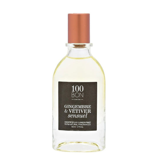 100 Bon, Gingembre & Vetiver Sensuel, Eau de Parfum, Unisex, 50 ml *Tester
