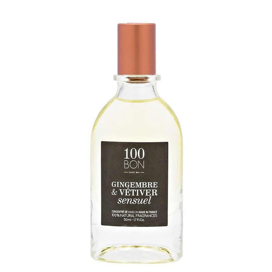 100 Bon, Gingembre & Vetiver Sensuel, Eau de Parfum, Unisex, 50 ml *Tester