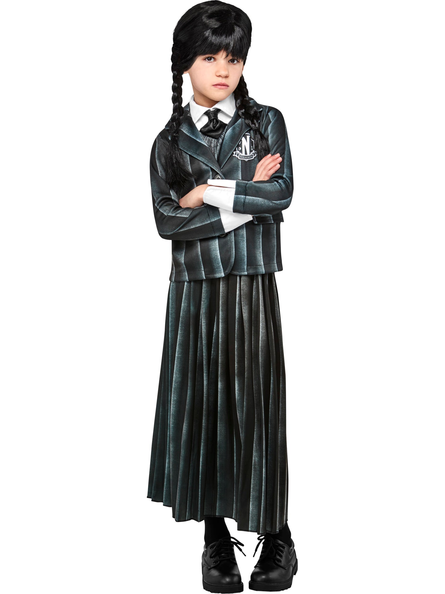 Rubies Wednesday Addams Schuluniform Kinderkostüm für Mädchen
