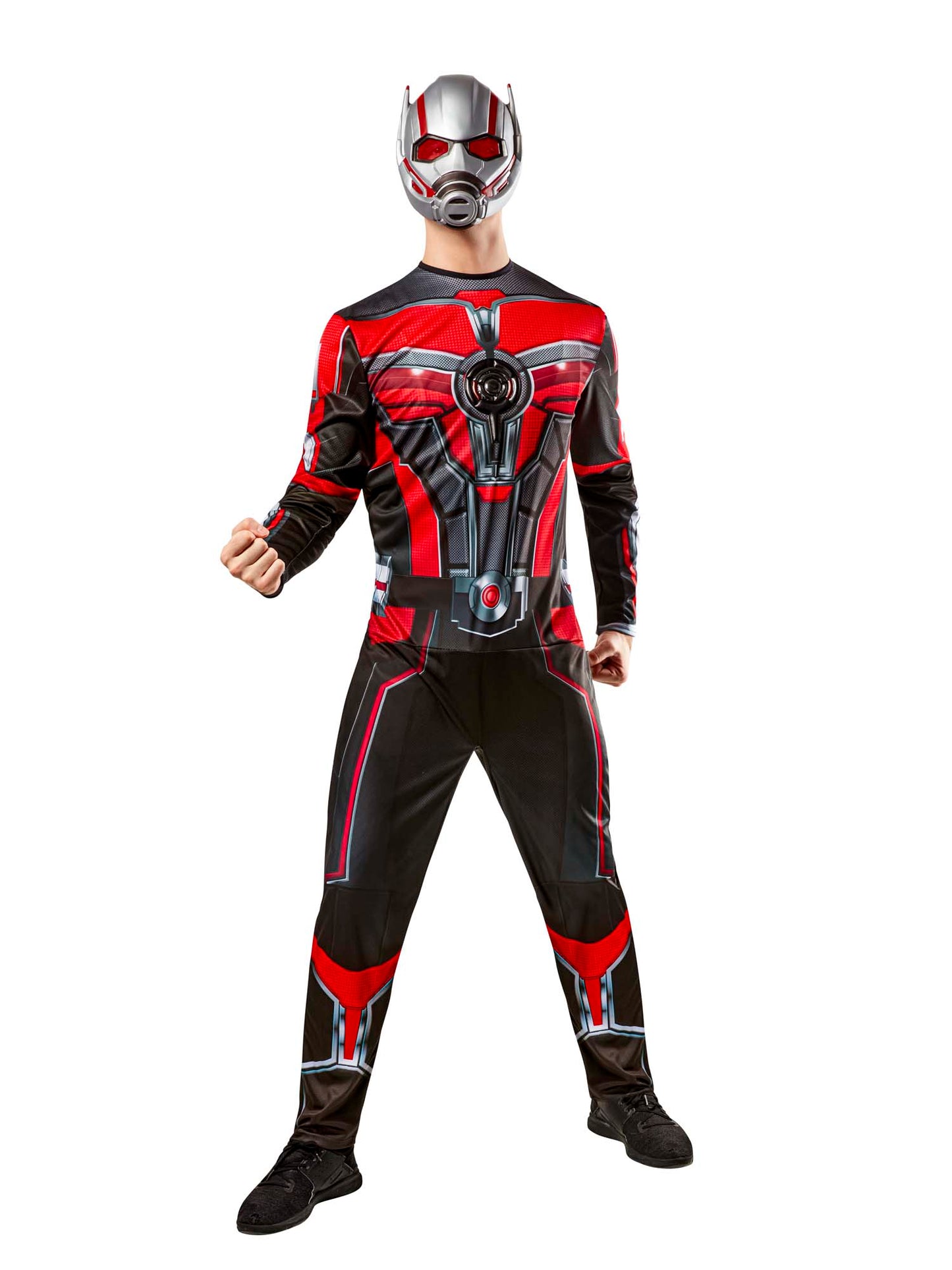 Rubies Ant-Man Quantumania Kostüm für Herren mit Overall und Maske – Produktansicht