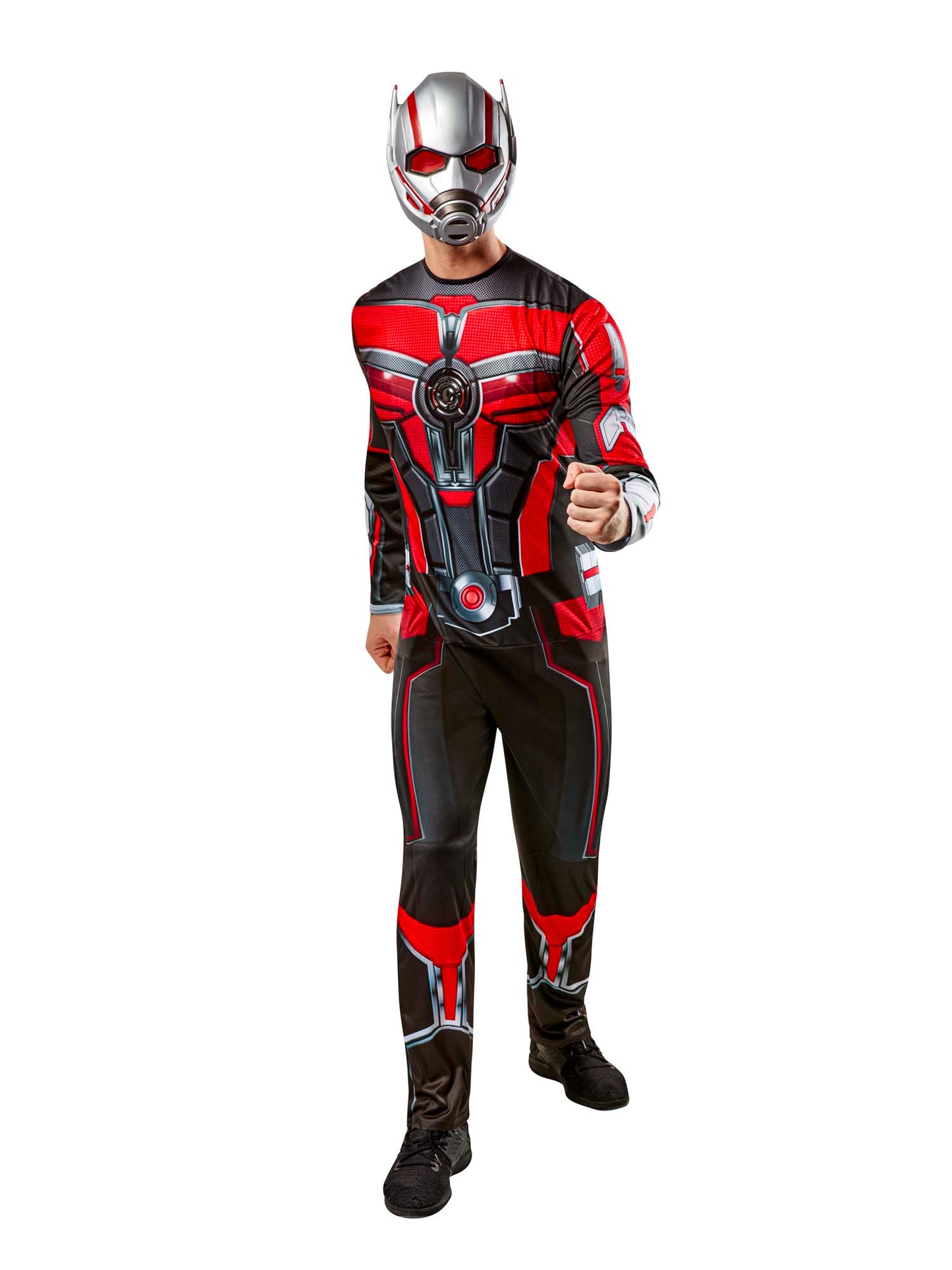Rubies Ant-Man Quantumania Kostüm für Herren mit Overall und Maske – Rückansicht