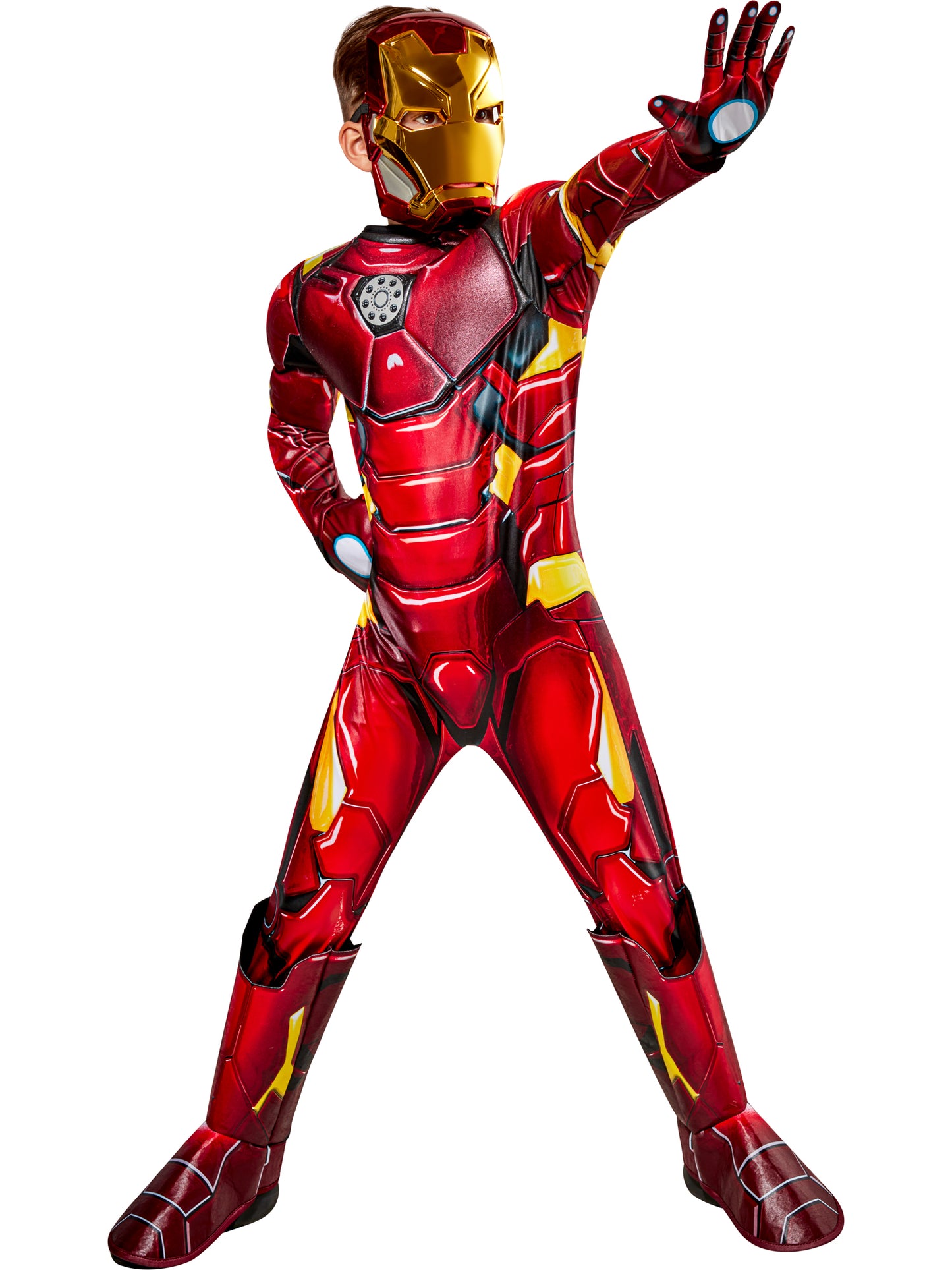 Rubies Iron Man Premium Kinderkostüm mit Overall und Maske – Produktansicht