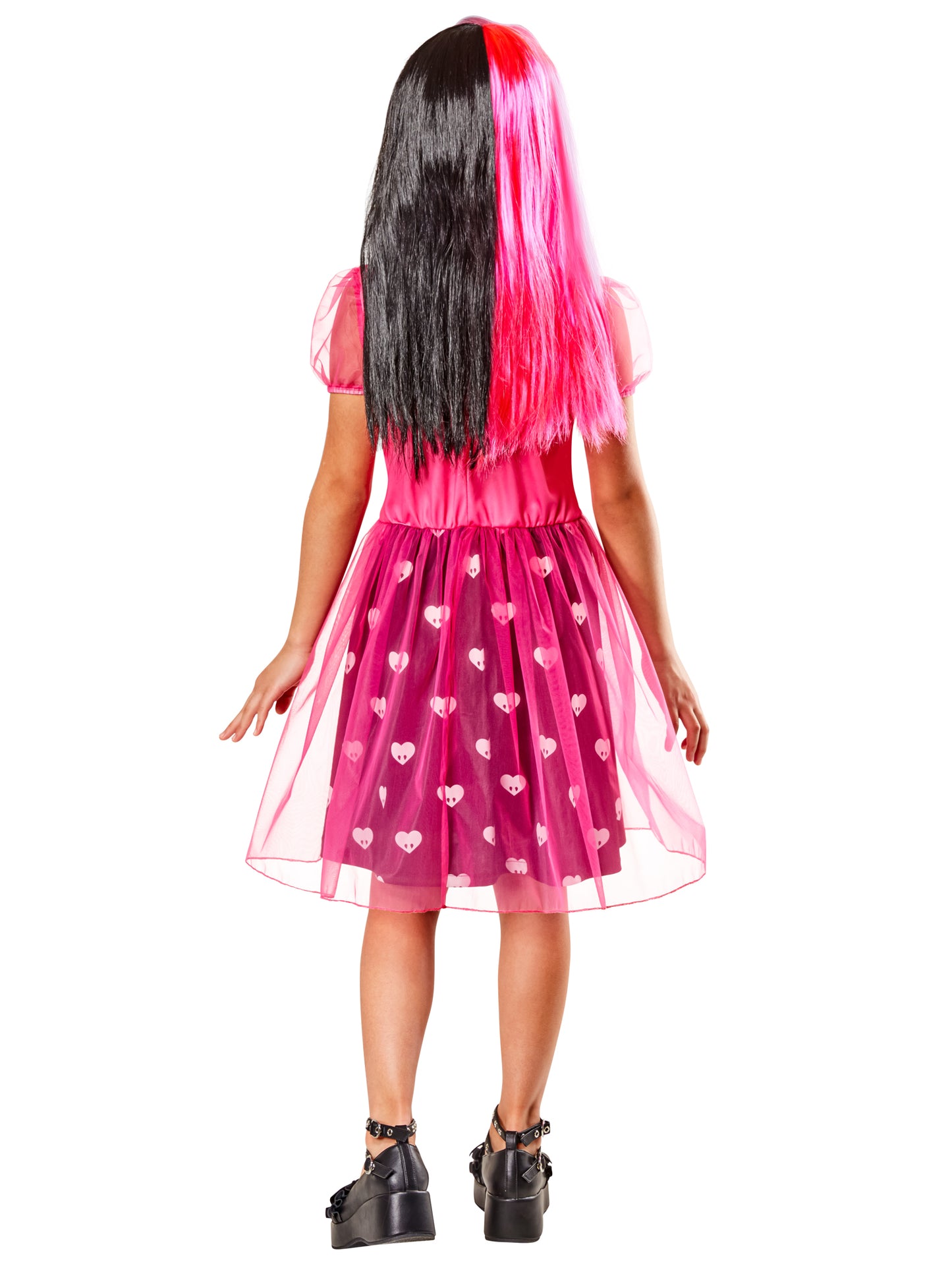 Draculaura Kinderkostüm von Rubies für Mädchen im Monster-High-Design – Detailansicht