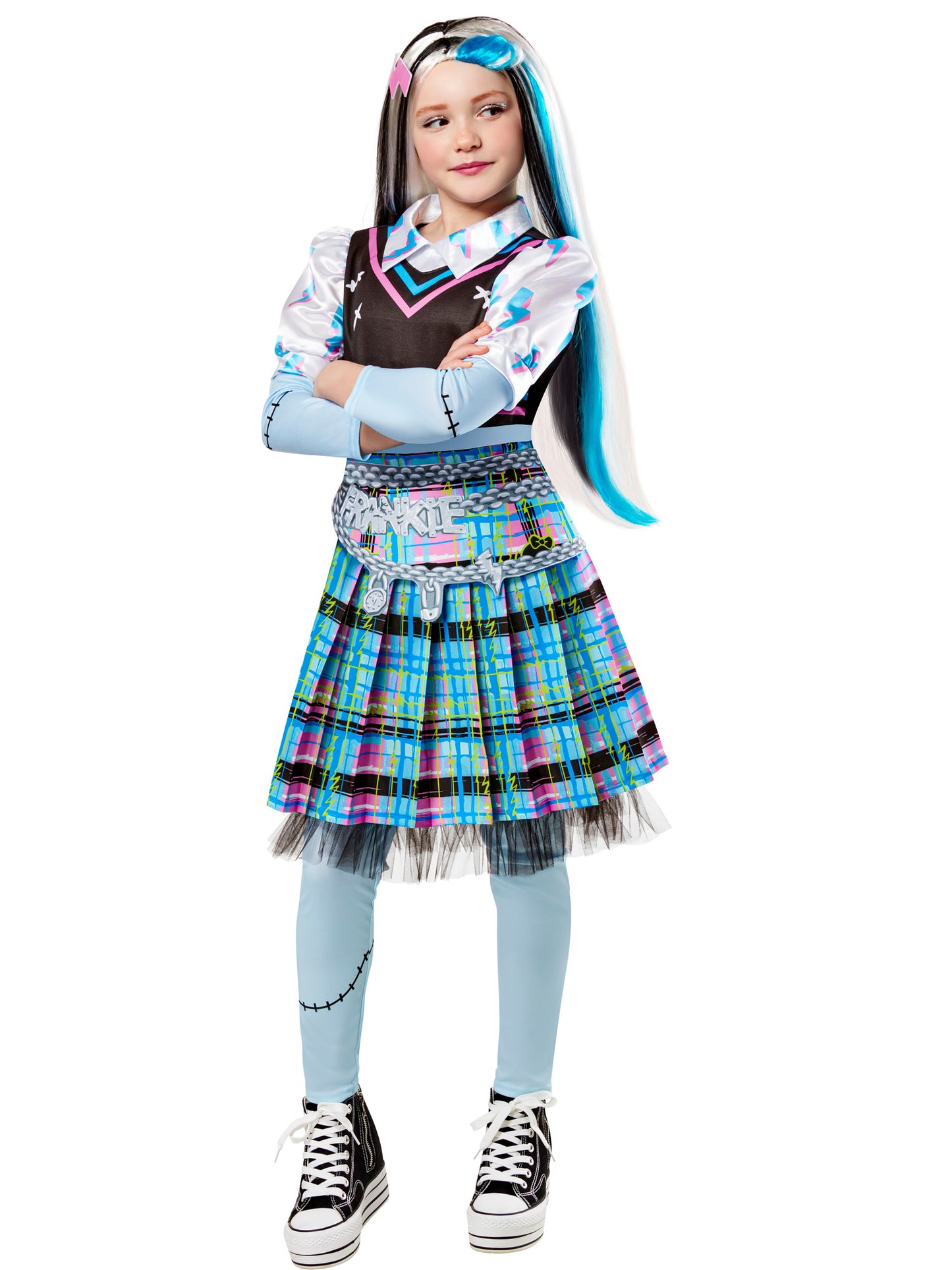 Frankie Stein Deluxe Kinderkostüm für Mädchen von Rubies – Monster High – Produktansicht