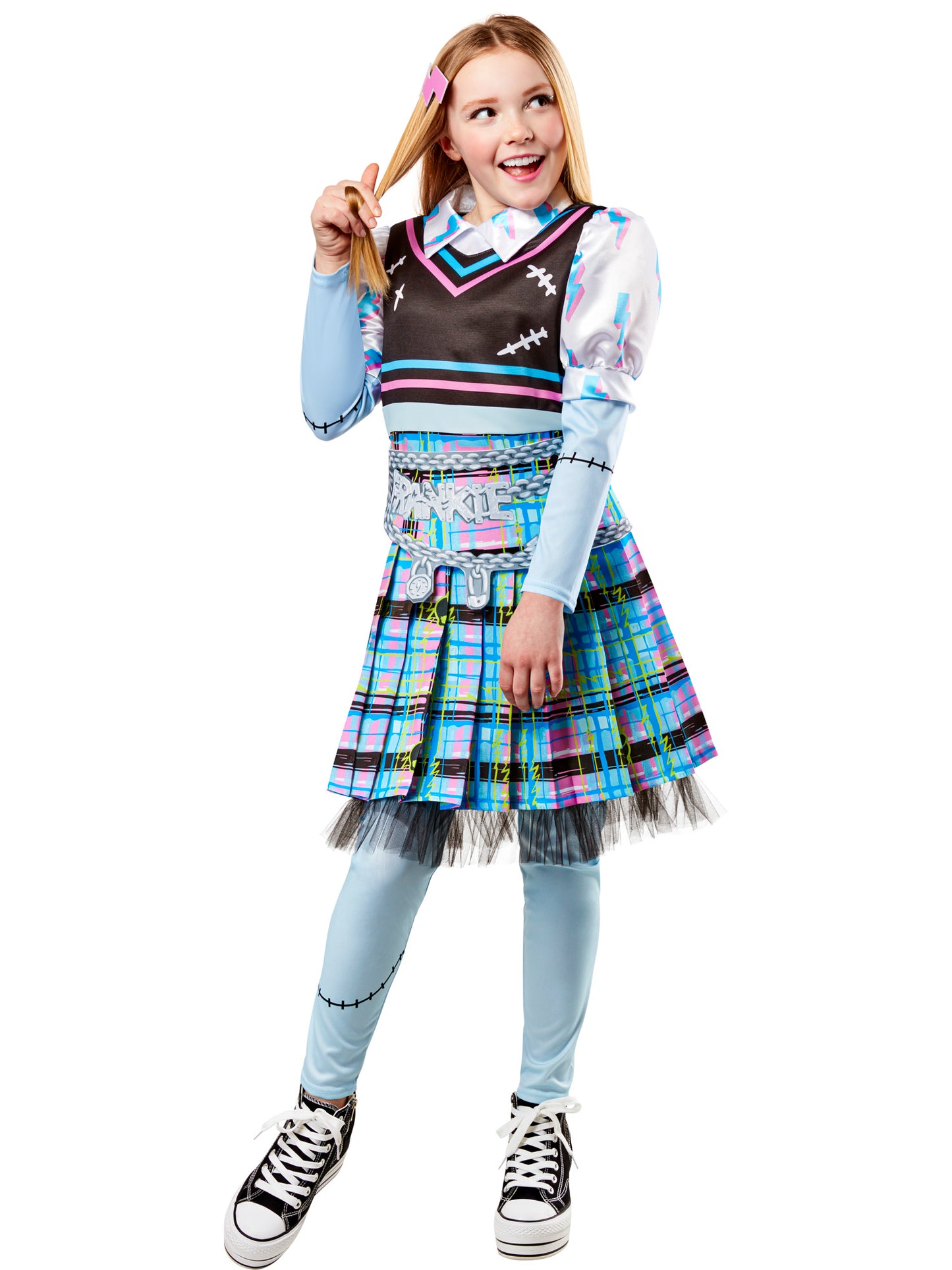 Frankie Stein Deluxe Kinderkostüm für Mädchen von Rubies – Monster High – Detailansicht