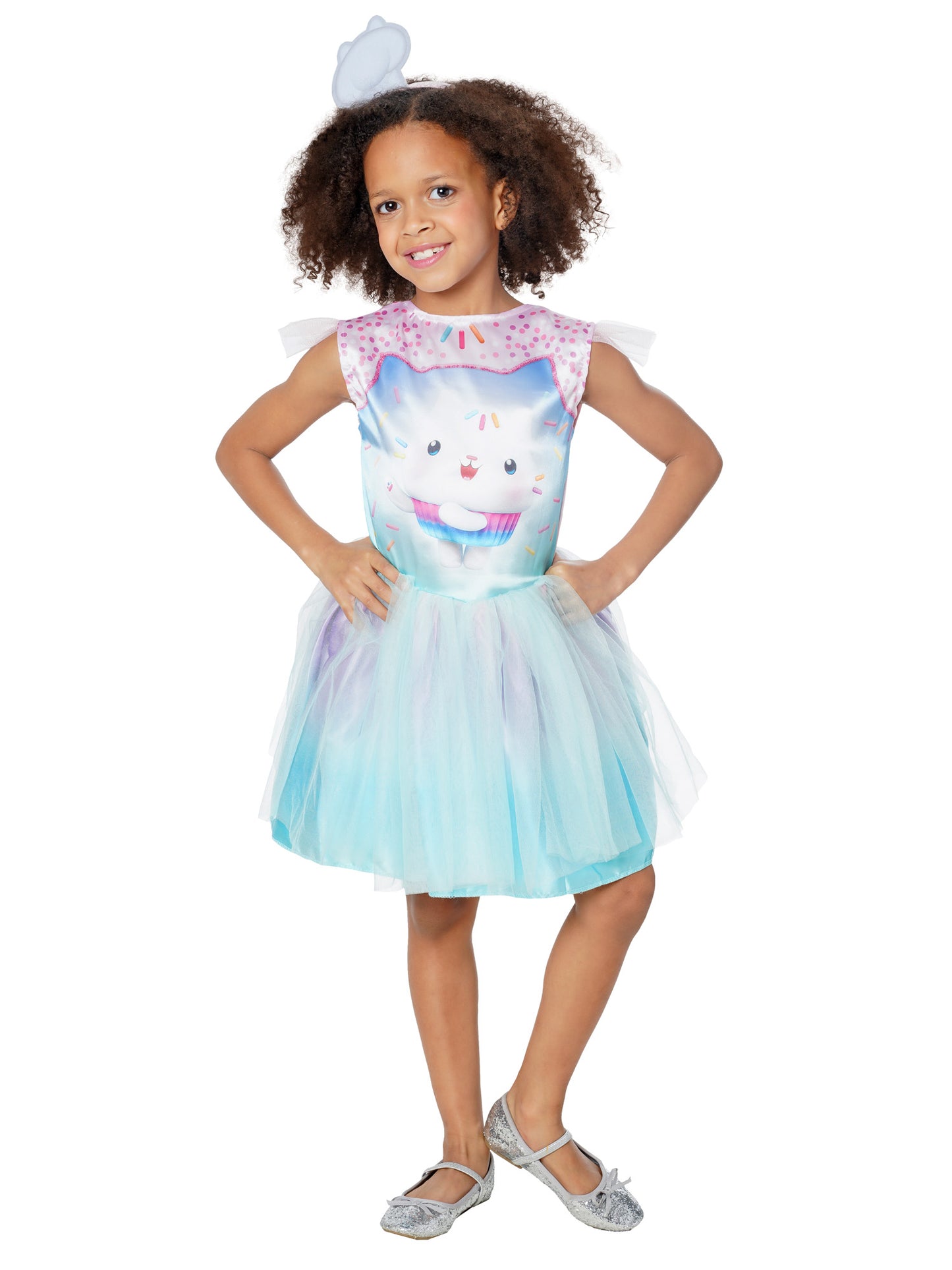 Rubies Cakey Cat Tutu-Kleid Kinderkostüm für Mädchen – Gabby's Dollhouse – Produktansicht