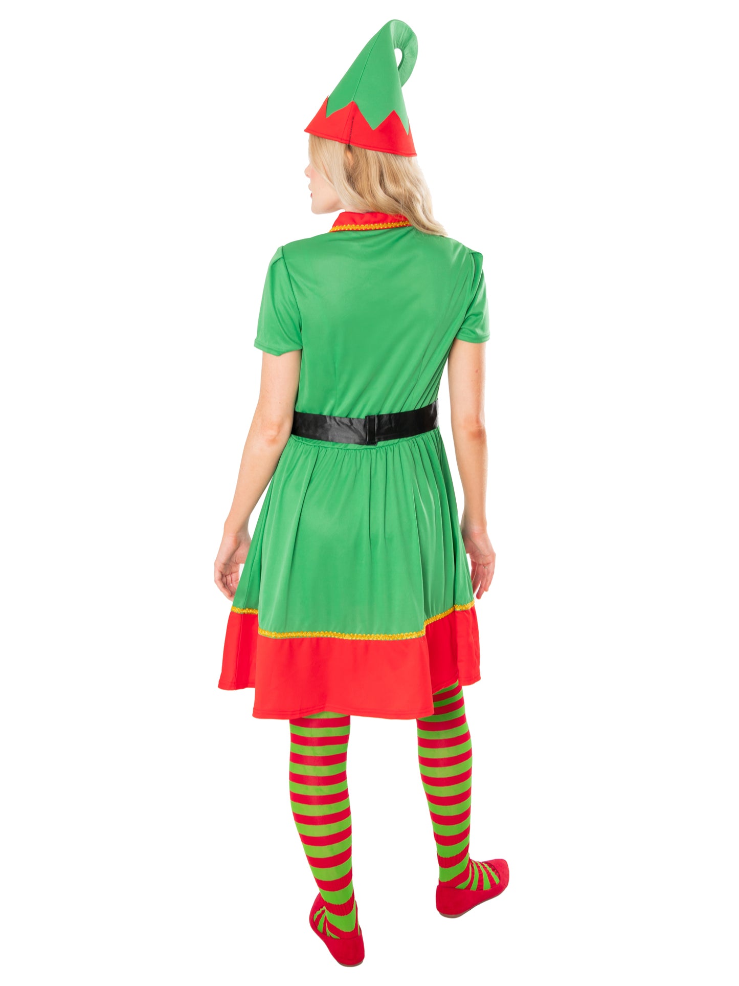 Rubies Elf-Kostüm für Damen mit Kleid und Hut – Detailansicht