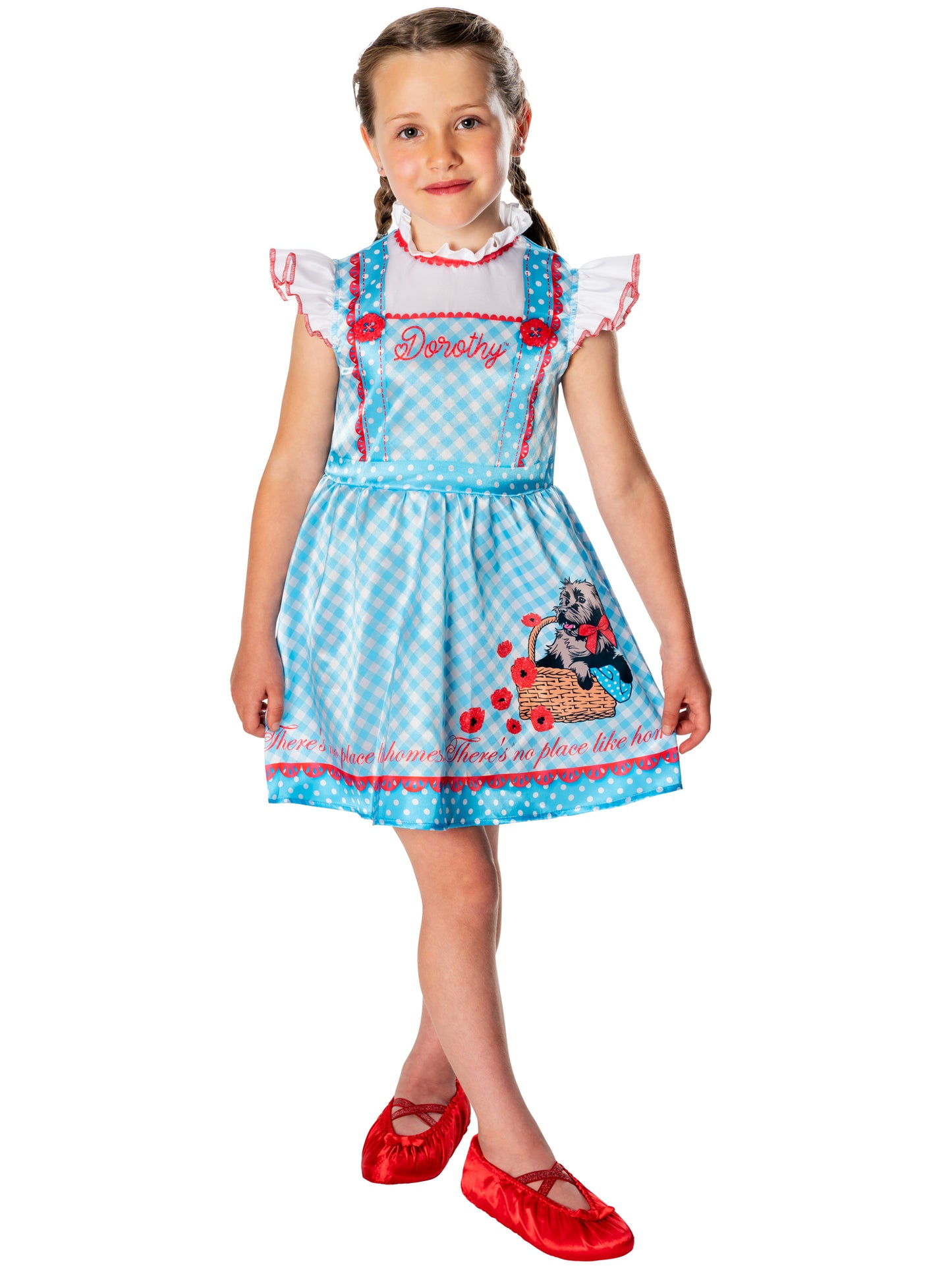 Rubies Dorothy Kinderkostüm für Mädchen mit Kleid und Schuhüberziehern – Verpackung