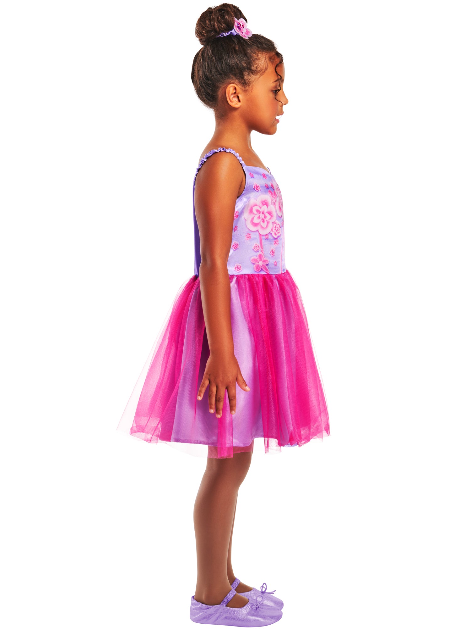 Barbie Ballerina Kinderkostüm für Mädchen von Rubies – Seitenansicht