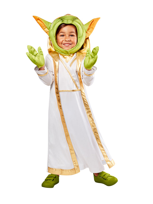 Rubies Star Wars Yoda Kinderkostüm mit Robe und Yoda-Kopfaufsatz – Produktansicht