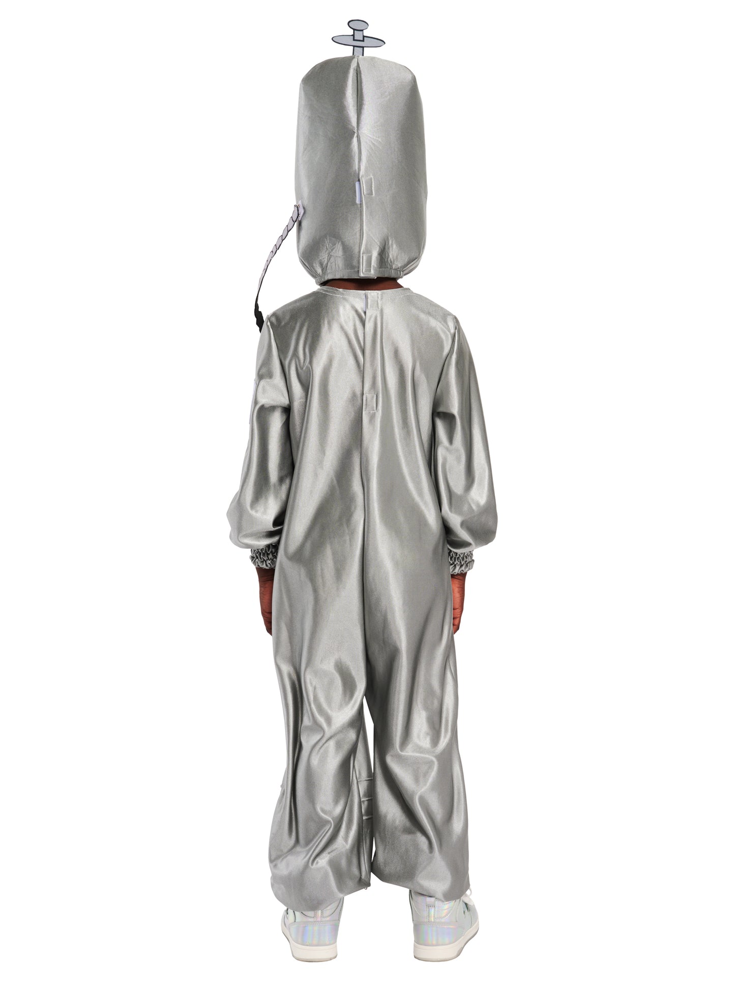 Rubies Spaceboy Kinderkostüm für Jungen mit Overall, Umhang und Helm – Rückansicht