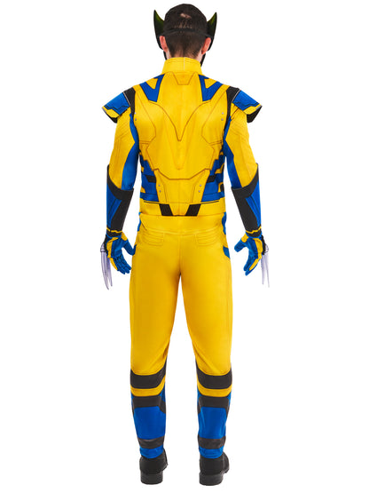 Rubies Wolverine Kostüm für Erwachsene mit Overall Handschuhen und Maske – Detailansicht