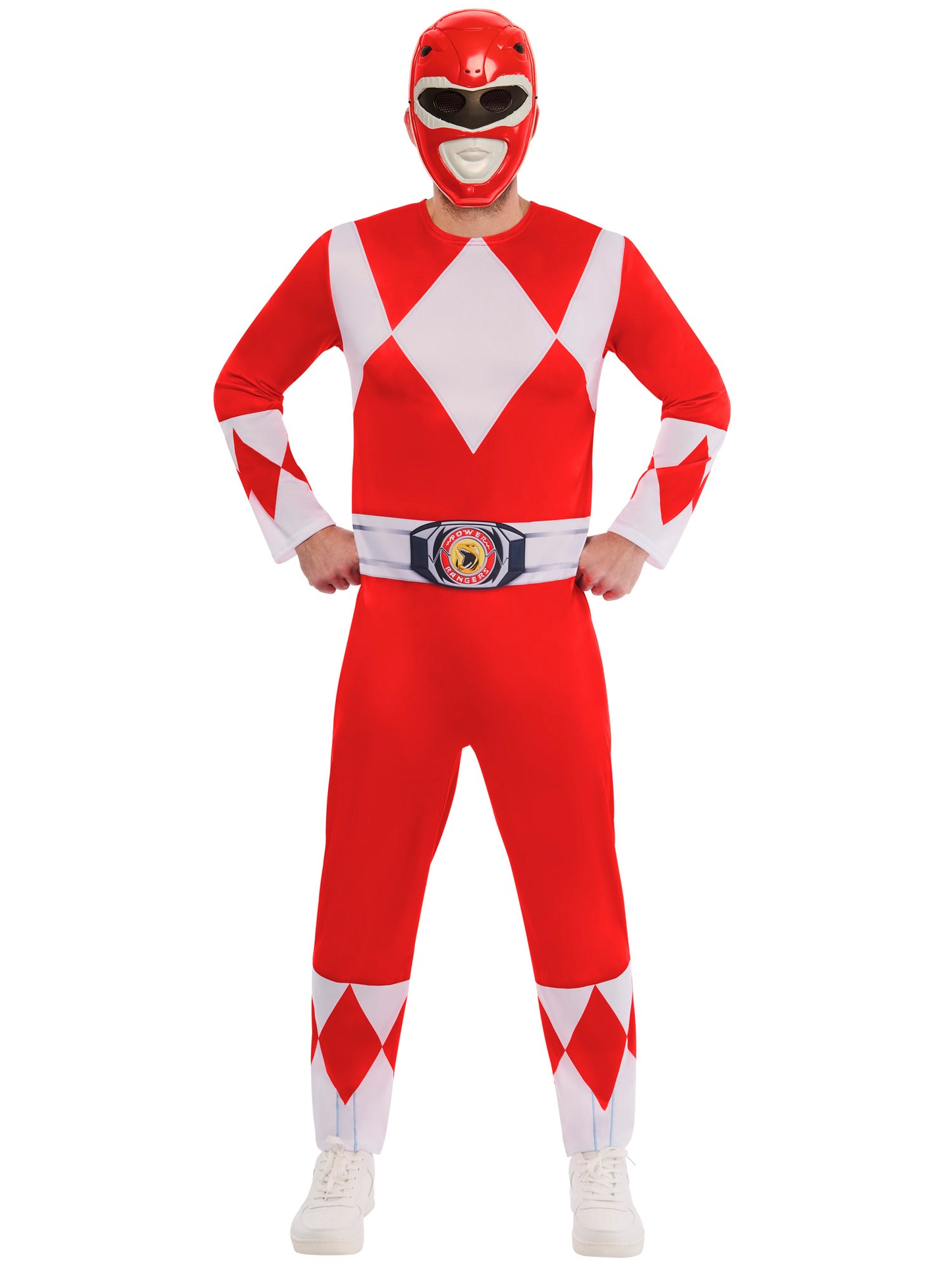 Rubies Mighty Morphin Red Ranger Kostüm für Erwachsene
