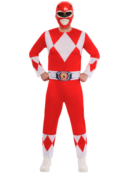 Rubies Mighty Morphin Red Ranger Kostüm für Erwachsene Power Rangers – Produktansicht