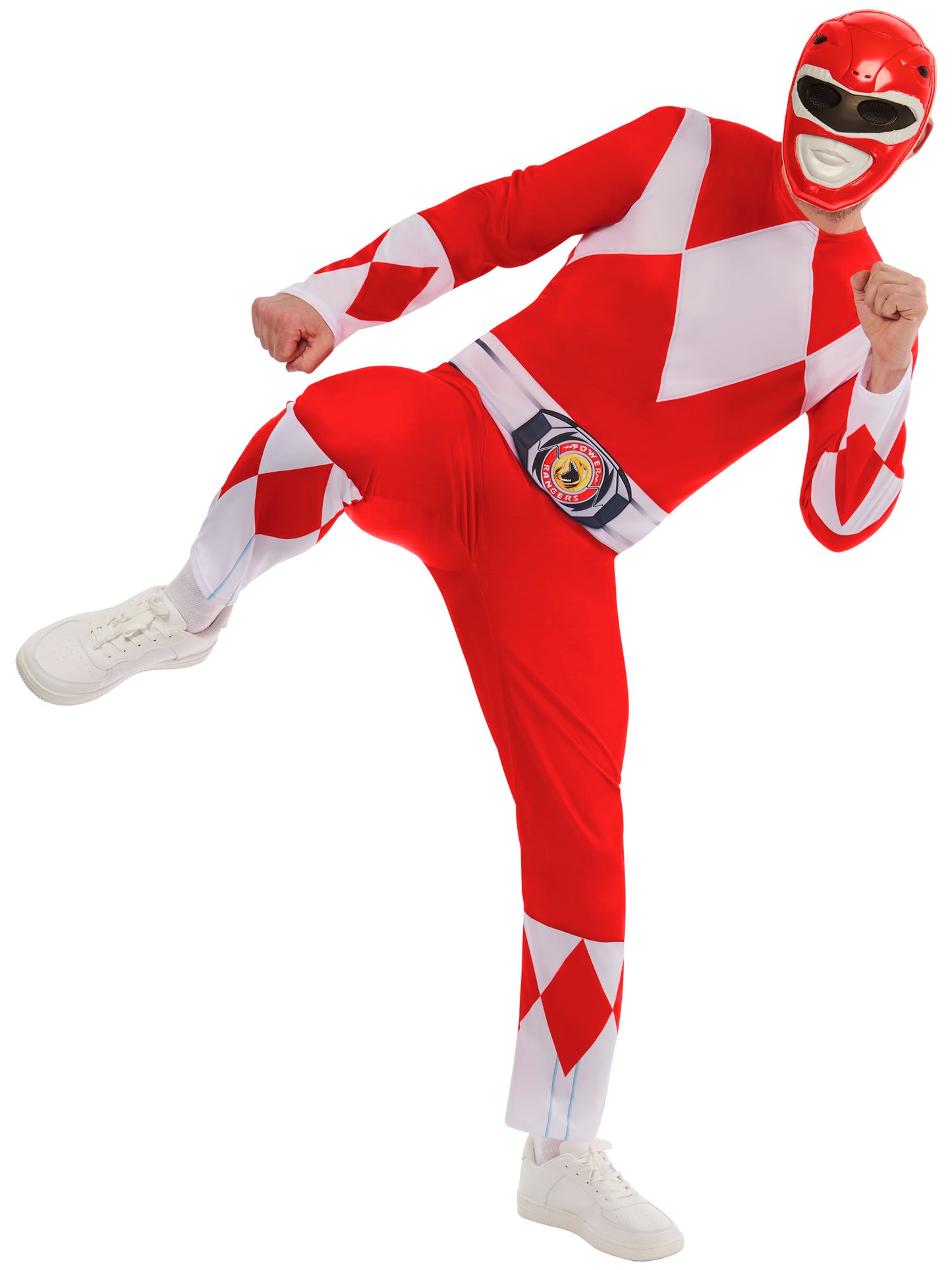 Rubies Mighty Morphin Red Ranger Kostüm für Erwachsene