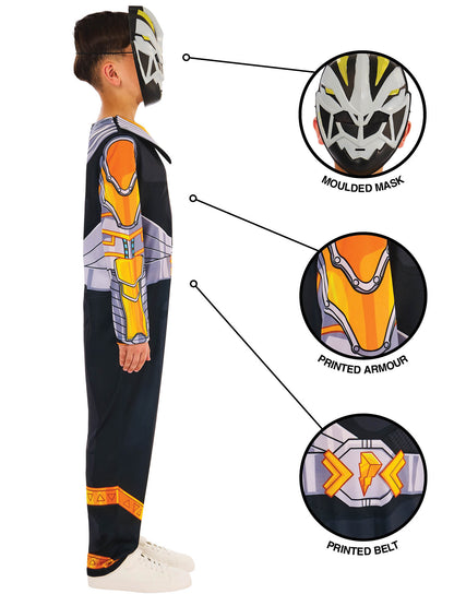Rubies Cosmic Fury Black Ranger Kinderkostüm