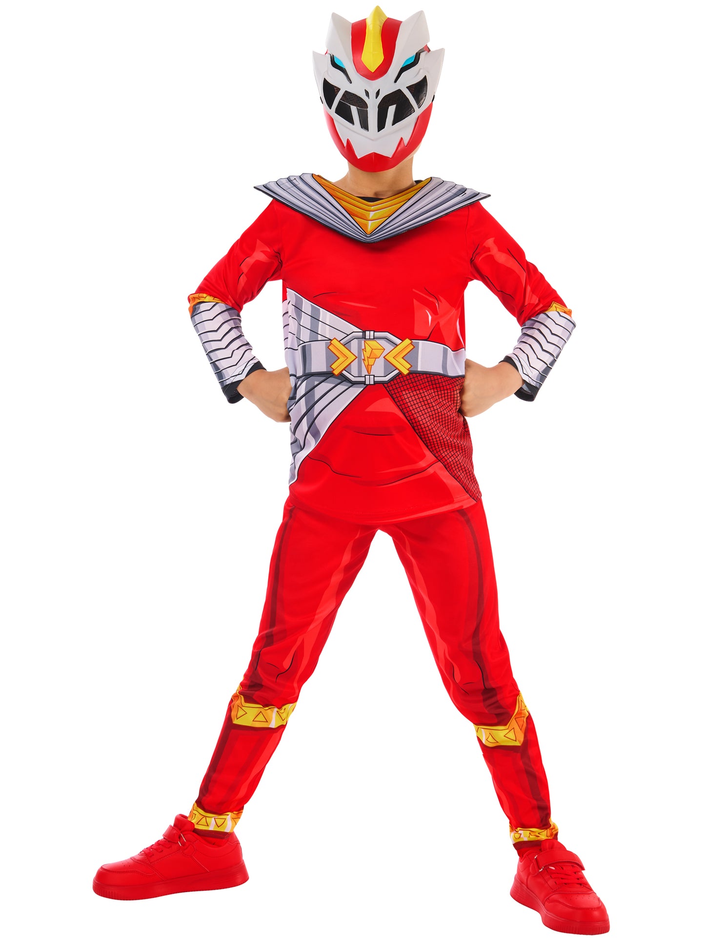 Rubies Power Rangers Cosmic Fury Red Ranger Kinderkostüm – Produktansicht