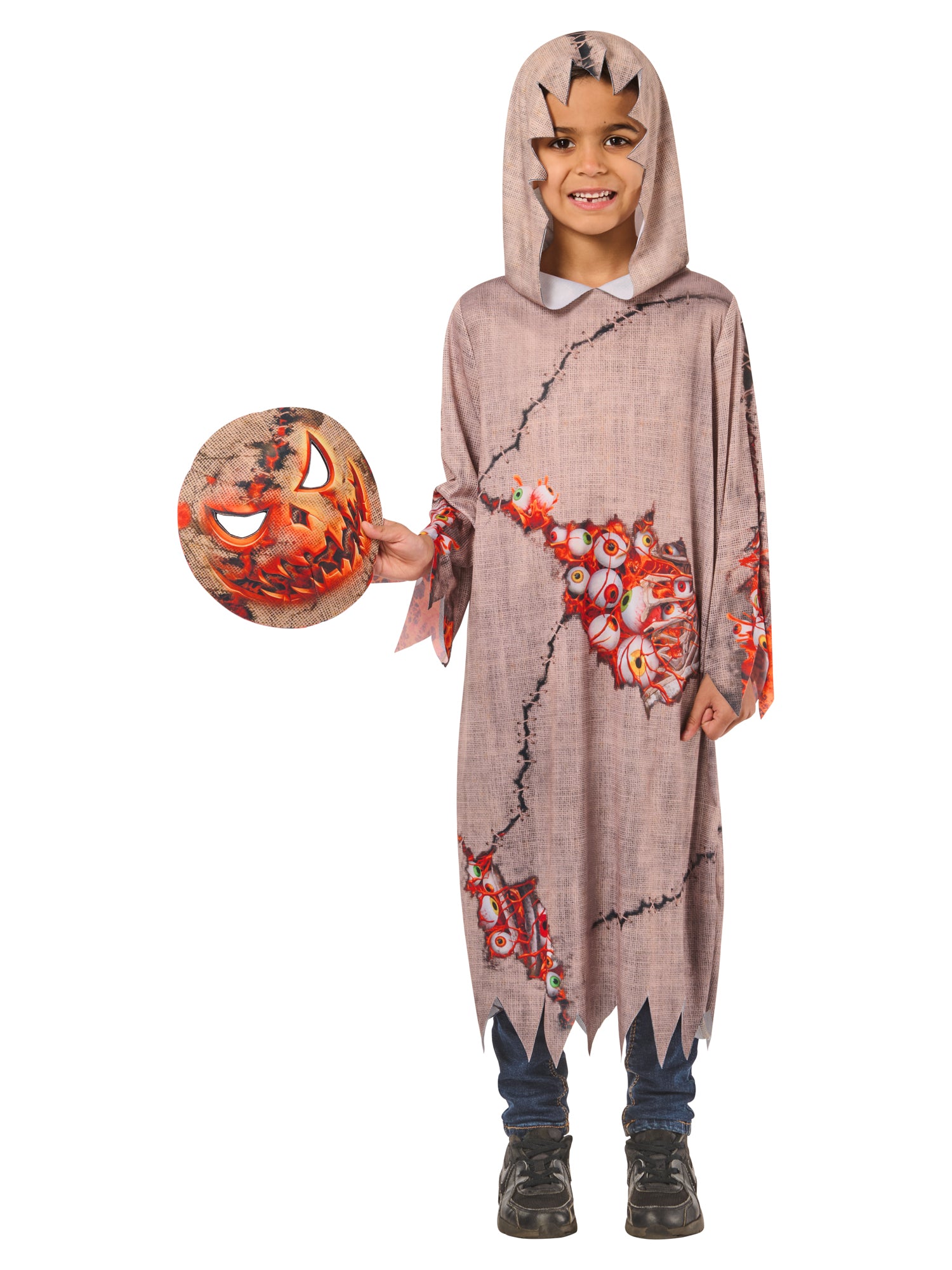 Rubies Pumpkin Goblin Kinderkostüm für Halloween – Rückansicht