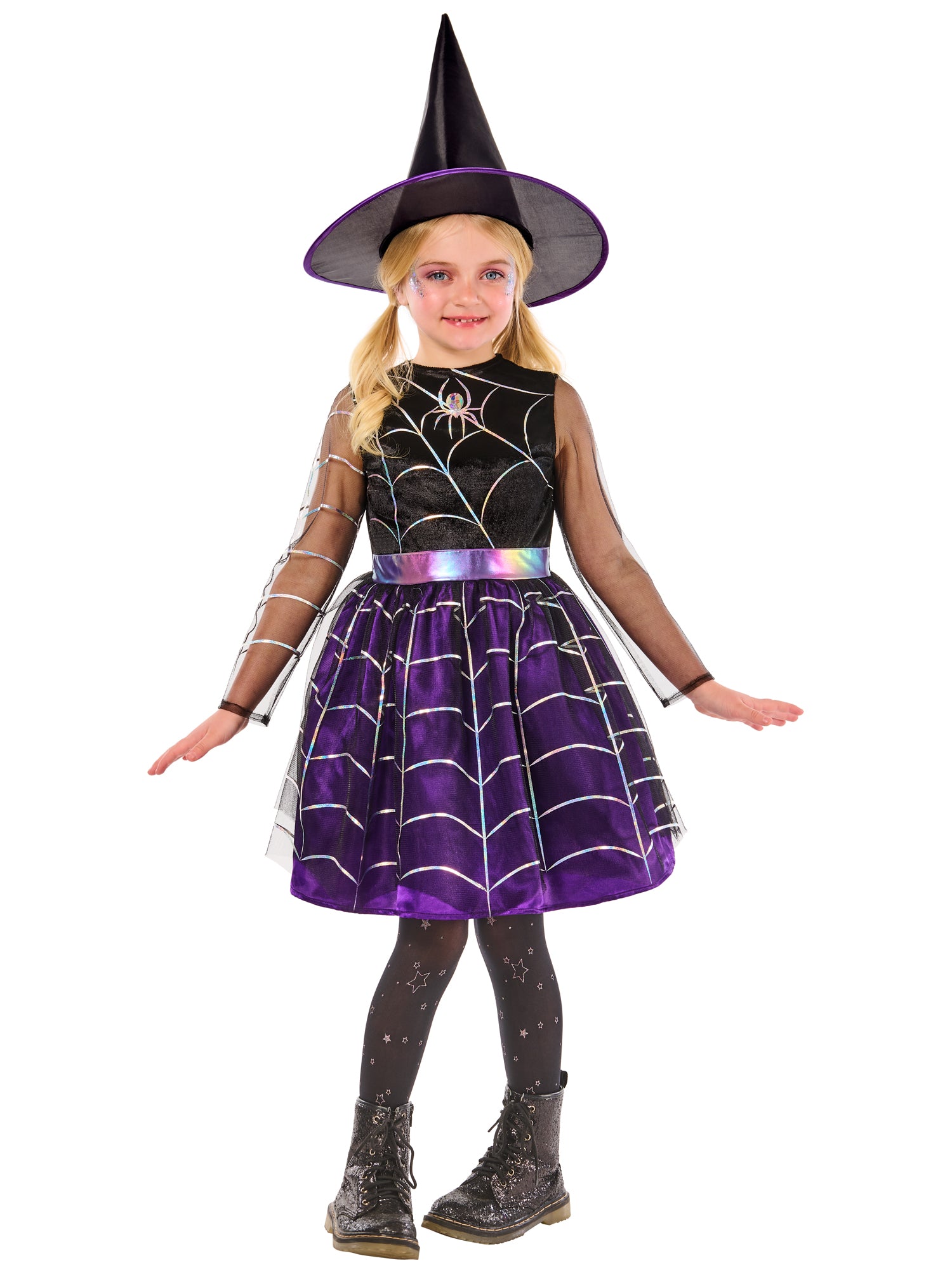 Rubies Cobweb Witch Kinderkostüm Hexenverkleidung – Produktansicht