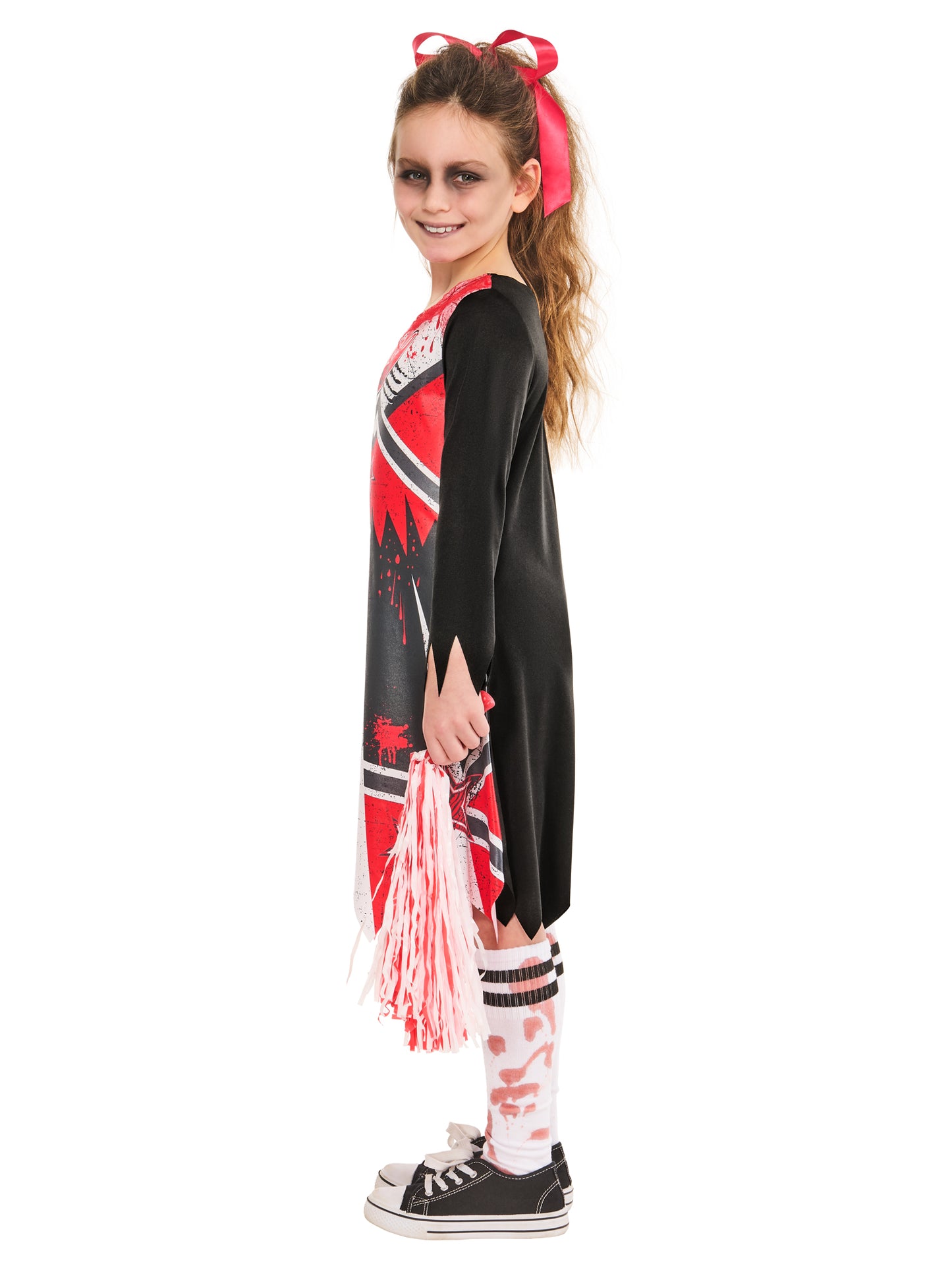Rubies Zombie-Cheerleader-Kinderkostüm für Kinder – Seitenansicht