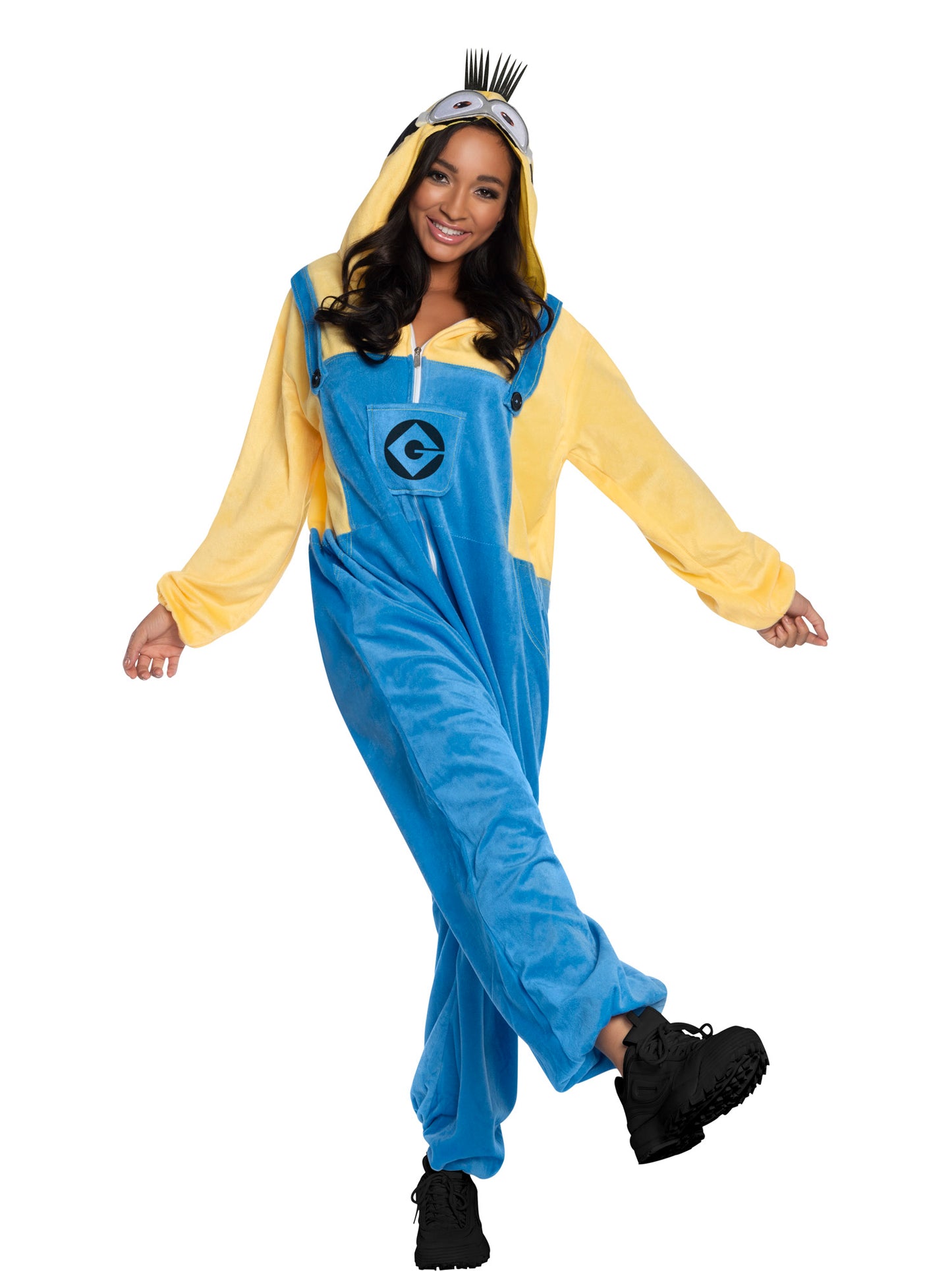 Rubies Minion Onesie-Kostüm für Erwachsene Despicable Me 4 – Produktansicht