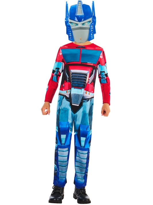 Rubies Optimus Prime Transformers Kinderkostüm mit Overall und Maske – Produktansicht