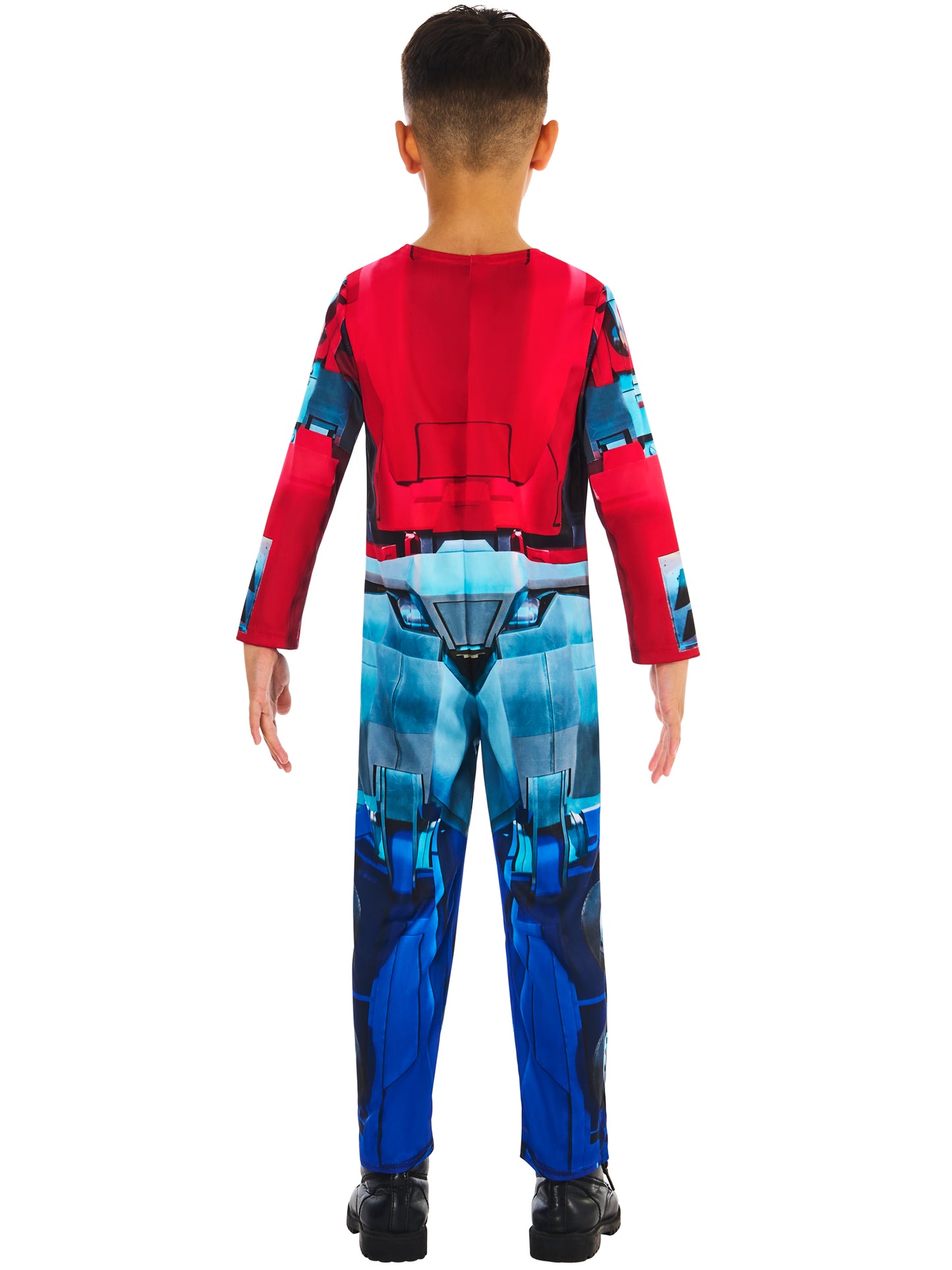 Rubies Optimus Prime Transformers Kinderkostüm mit Overall und Maske – Detailansicht