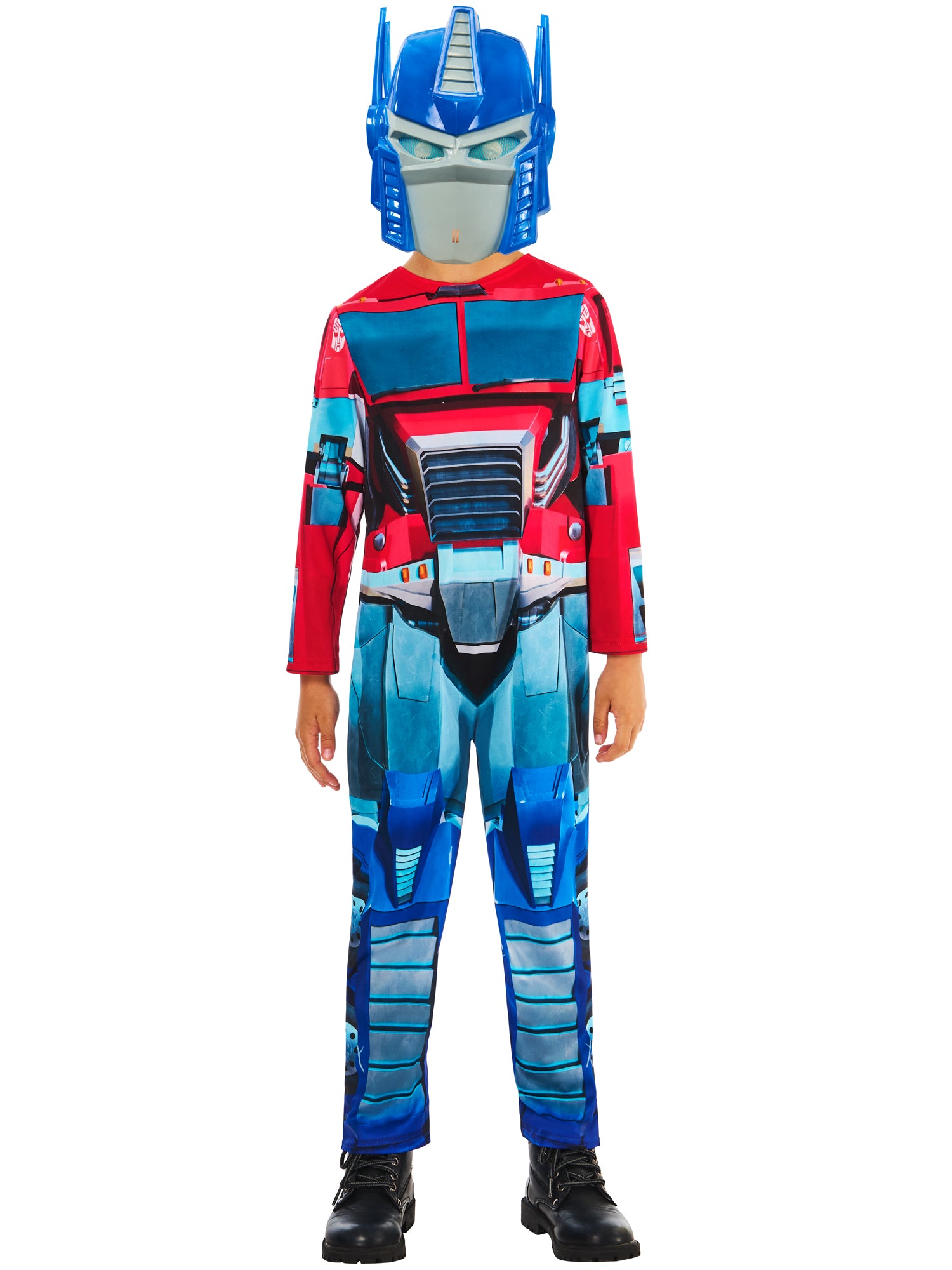 Rubies Optimus Prime Transformers Kinderkostüm mit Overall und Maske – Verpackung